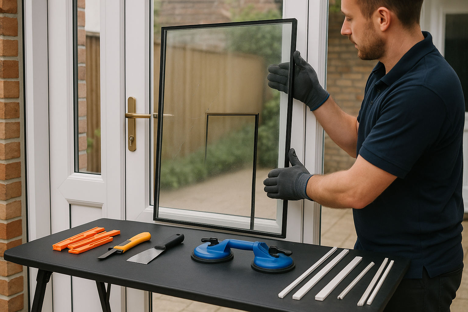 Door Glass Replacement in Holloway service image